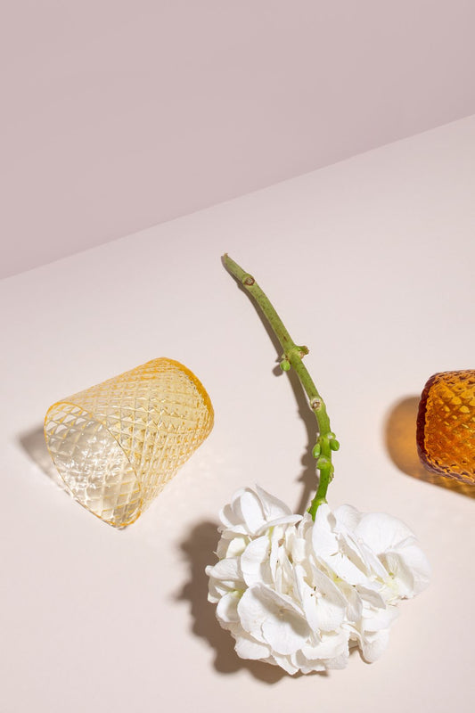 KARA skleničky citrín